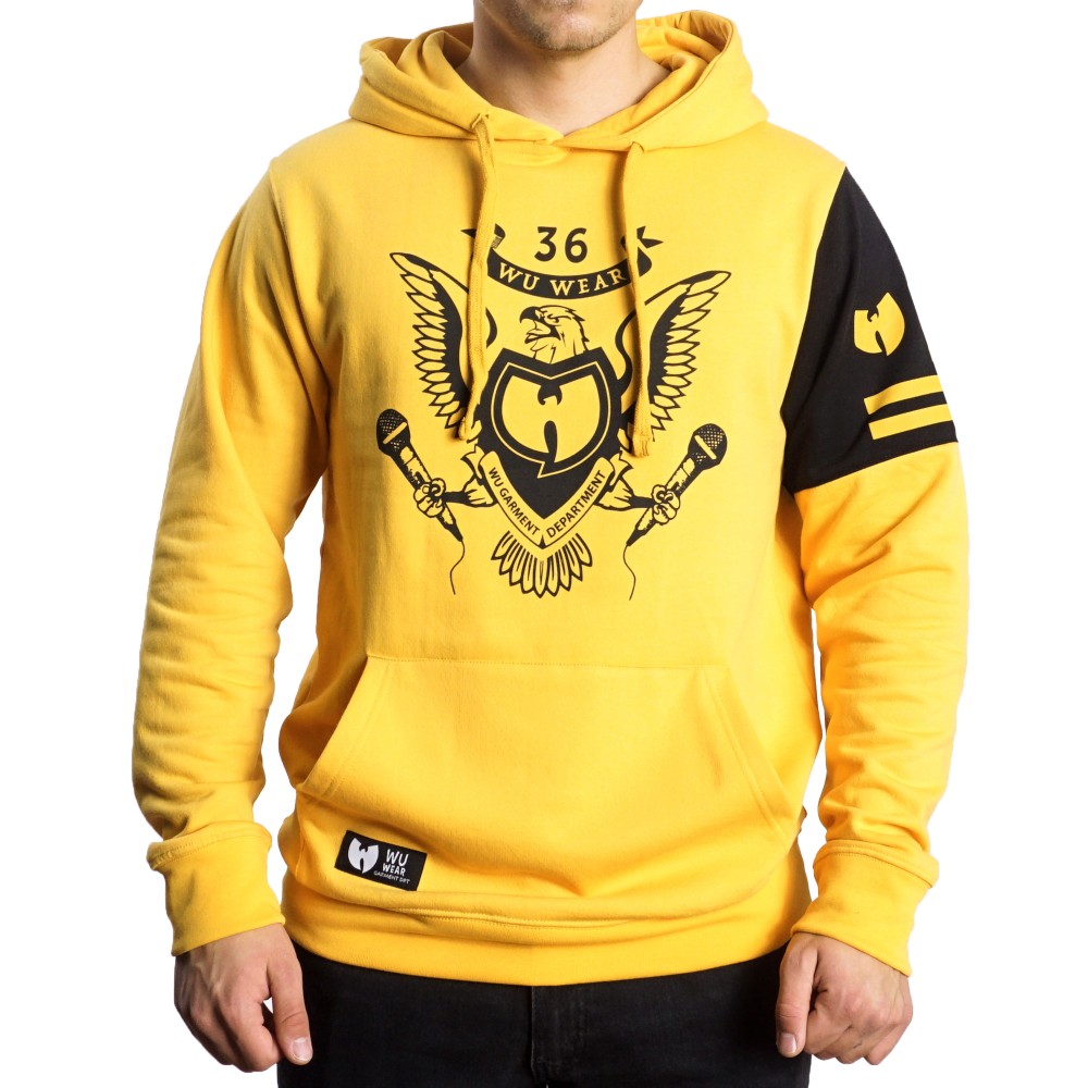 wu tang clan yellow hoodie