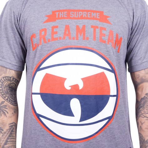 Wu Wear Cream Team T-Shirt - grey