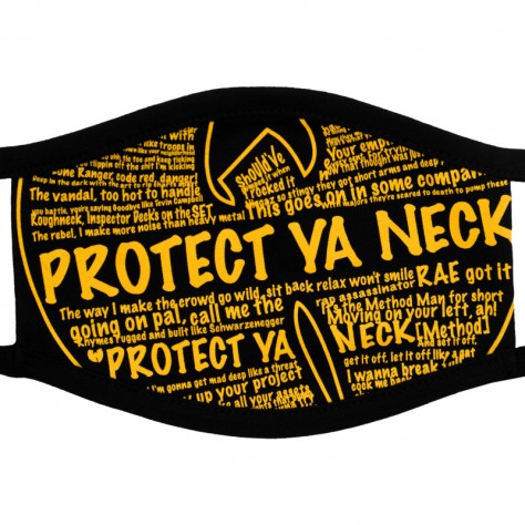 Facemask Wu Wear Protect Ya Neck - black