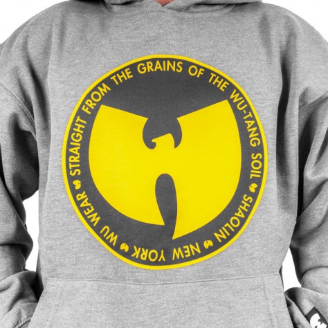 Wu Wear Grains Hoodie - gray