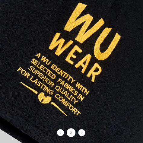 Wu Wear Identity Sweatshort - black